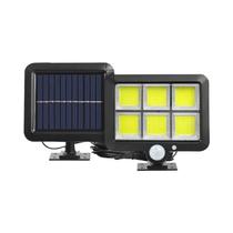 Luminária Solar Externa À Prova d'Água Com Sensor De Movimento, 3 Modos, Luz De Parede Para Jardim