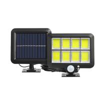 Luminária Solar Externa À Prova d'Água Com Sensor De Movimento, 3 Modos, Luz De Parede Para Jardim