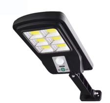 Luminária Solar Externa Jardim Luz Led Sensor Presença Poste Parede Forte Cor Preto 160 Leds 200w Luminária Solar Externa Jardim Luz Led Sensor Presença Poste Parede Forte Cor Preto 160 Leds 200w