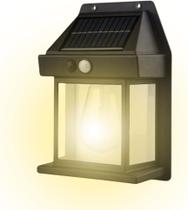 Luminária Solar Externa Potente Arandela Energia Solar, Lâmp - wall lamp