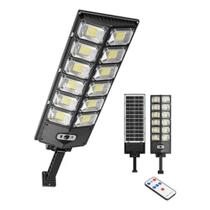 Luminária Solar Holofote Poste Refletor 600w 504 Led Potente