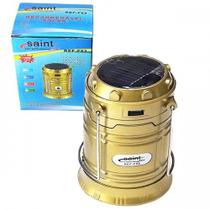 Luminaria solar lampião com lanterna recarregável f63