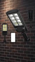 Luminária Solar LED 128 COB com Sensor e Controle Luminária Solar LED 128 COB com Sensor e Controle