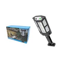 Luminária Solar LED 3000W para Exteriores - Sensor de Movimento, À Prova D'Água, 4 Modos