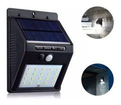 Luminaria Solar Led Automática Sensor Presença Ip67 30 Led Luminaria Solar Led Automática Sensor Presença Ip67 30 Led