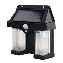 Luminaria Solar LED Lâmpada Dupla De Parede Com Sensor Luminaria Solar LED Lâmpada Dupla De Parede Com Sensor