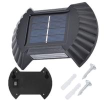 Luminaria Solar Led Parede Arandela Spot Luz Ambiente Balizador Decoraçao de Escada Jardim Casa Quintal Rua Iluminaçao Segurança