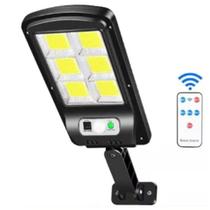 Luminária Solar Led Parede Poste Com Sensor De Parede