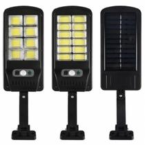 Luminária Solar Led Parede Refletore 128 Cob Sensor Controle Luminária Solar Led Parede Refletore 128 Cob Sensor Controle
