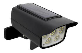 Luminaria Solar LED Resistente a Agua Sensor de Presença Sem Fio Tipo Câmera
