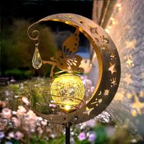 Luminária Solar Lua LUZ DEL GIFTS à Prova dÁgua em Metal Luminária Solar Lua LUZ DEL GIFTS à Prova dÁgua em Metal