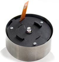 Luminária Solar Luz De Led Para Jardim Cromado