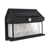 Luminária Solar Luzes Externas À Prova De Chuva 3 Lâmpadas