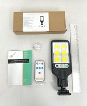 Luminária Solar Mini c/ Controle 72 LEDs 280 Lumens