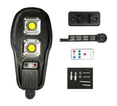 Luminária solar p/ postes resistente a água ip65 c/ controle