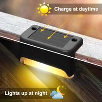 Luminaria solar para escada