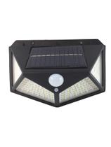 Luminária Solar Parede 100 Led C/ Sensor De Presença Luminária Solar Parede 100 Led C/ Sensor De Presença