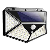 Luminária Solar Parede 100Led Sensor Presença