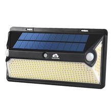 Luminária Solar Parede 378 Led Sensor Presença Com2 Bateria - GOLDENSKY