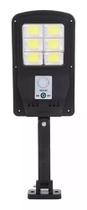 Luminária Solar Parede 48 COB Sensor Presença Com 3 Funções