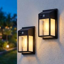 Luminária Solar PEATOP para Varanda 19 cm com Sensor de Movimento