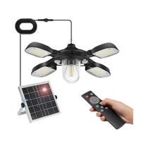 Luminária Solar Pendente 1000LM 192LED Com Sensor De Movimento Duplo Para Uso Interno E Externo Em