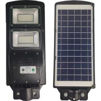 Luminaria Solar Poste 120w Parede Sensor Movimento Controle Energia Luz Jardins Exterior - Ralos e Torneiras