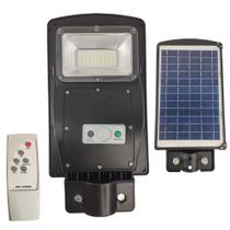 Luminaria Solar Poste 60w Led Rua Controle e Sensor de Movimento Jardins Areas Externas Luminaria Solar Poste 60w Led Rua Controle e Sensor de Movimento Jardins Areas Externas