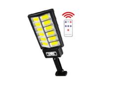 Luminária Solar Poste Rua Parede Refletor 288 Led C/ Sensor