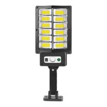 Luminária Solar Poste Rua Parede Refletor 288 Led C/ Sensor