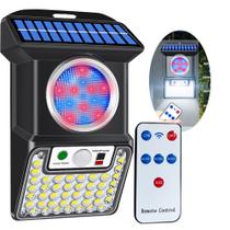 Luminaria Solar Refletor Balizador Spot Controle Sensor de proximidade Led Spot Alta Garagem Potencia Jardins estacionamento 4 modos