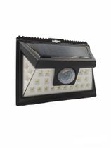 Luminária Solar Refletor Led Solar Com Sensor de Movimento