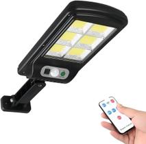 Luminária Solar Refletor Poste com Controle Remoto Super Potente Led Sensor de Presença Luminária Solar Refletor Poste com Controle Remoto Super Potente Led Sensor de Presença