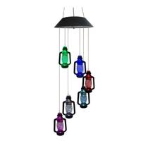 Luminária Solar Retrô Com Sino De Vento, Luz Externa Para Pátio, Lanterna Suspensa Durável, Luminária Solar Retrô Com Sino De Vento, Luz Externa Para Pátio, Lanterna Suspensa Durável,