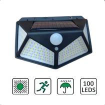 Luminária Solar Sem Fio Jardim Com Sensor De Movimento E Potência