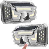 Luminaria Solar Sensor Movimento Kit 2 Uni Arandela Spot Parede Bionic Light Iluminaçao Casa Jardim Quintal Segurança Rua Luminaria Solar Sensor Movimento Kit 2 Uni Arandela Spot Parede Bionic Light Iluminaçao Casa Jardim Quintal Segurança Rua