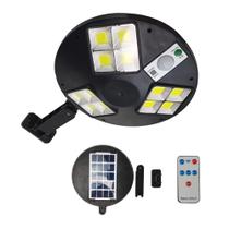 Luminaria Solar Sensor Movimento Presença Led Controle Iluminaçao Automatico Casa Empresa Rua Jardim Quintal Segurança Resistente