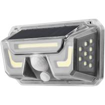 Luminaria Solar Sensor Movimento Spot Led Parede Branco Frio Bionic Light Lampada Iluminaçao Jardim Quintal Segurança Casa Rua Escadas