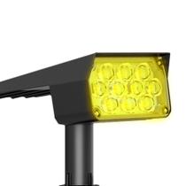 Luminária Solar Spot 200 Lúmens Espeto Jardim Externo Refletor LED Dual Color Branco Frio 6500K + Branco Quente 3000K Luminária Solar Spot 200 Lúmens Espeto Jardim Externo Refletor LED Dual Color Branco Frio 6500K + Branco Quente 3000K