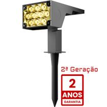 Luminária Solar Spot Jardim Parede Super Potente Led Oversun