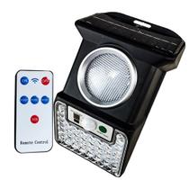 Luminaria Solar Spot Sensor de proximidade Led Controle 4 modos Balizador Spot Refletor Alta Potencia Jardins Garagem Estacionamento Luz Externas Are