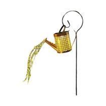 Luminária Solar Vintage De Metal À Prova d'Água Com Luz Quente Para Decoração De Jardim E Quintal De