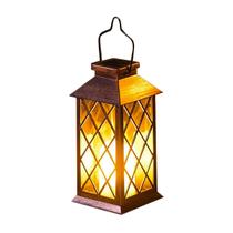Luminária Solar Vintage ZON Lamparina de LED com Efeito Chama para Jardim Luminária Solar Vintage ZON Lamparina de LED com Efeito Chama para Jardim