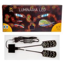 Luminária Soma X7 15w Led Na Cor Azul e braco