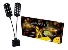 Luminária Soma X7 15w Led Na Cor Branca E Vermelho