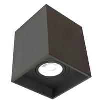 Luminária Spot Box Com Recuo 1 Lamp. Par20 - Nitrolux Preto