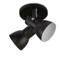 Luminária Spot Duplo Preto 2 Lamp. - Juni