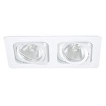 Luminária Spot Embutir Retangular 3CMX24CM 80W GU10 Bella Iluminação Branco