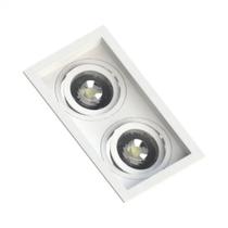 Luminaria spot embutir retangular rec p/2 par30 branco save energy Luminaria spot embutir retangular rec p/2 par30 branco save energy