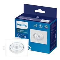 Luminária Spot Led 6.2w Philips 6500k 550lm Bivolt GU10 Luminária Spot Led 6.2w Philips 6500k 550lm Bivolt GU10